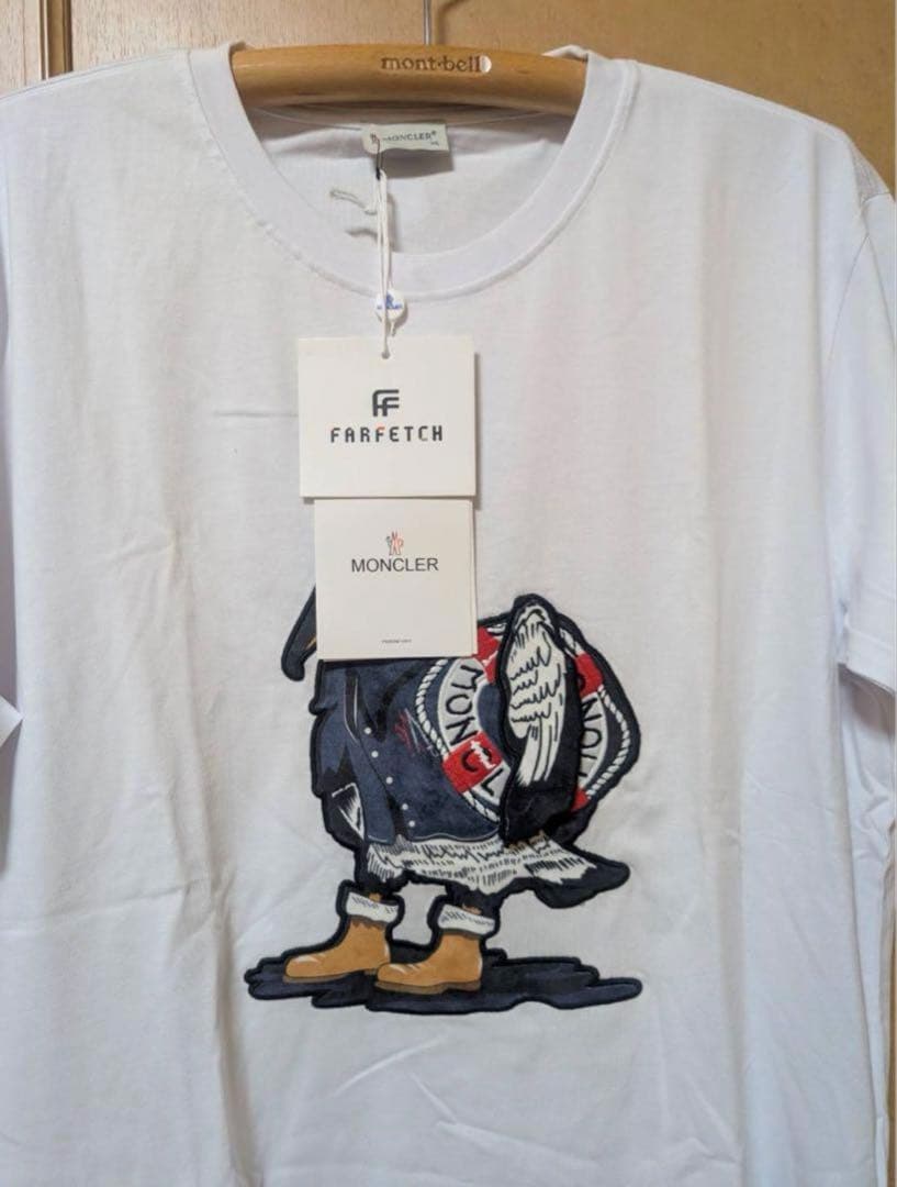 MONCLER ペリカンイラスト Tシャツ FARFETCH