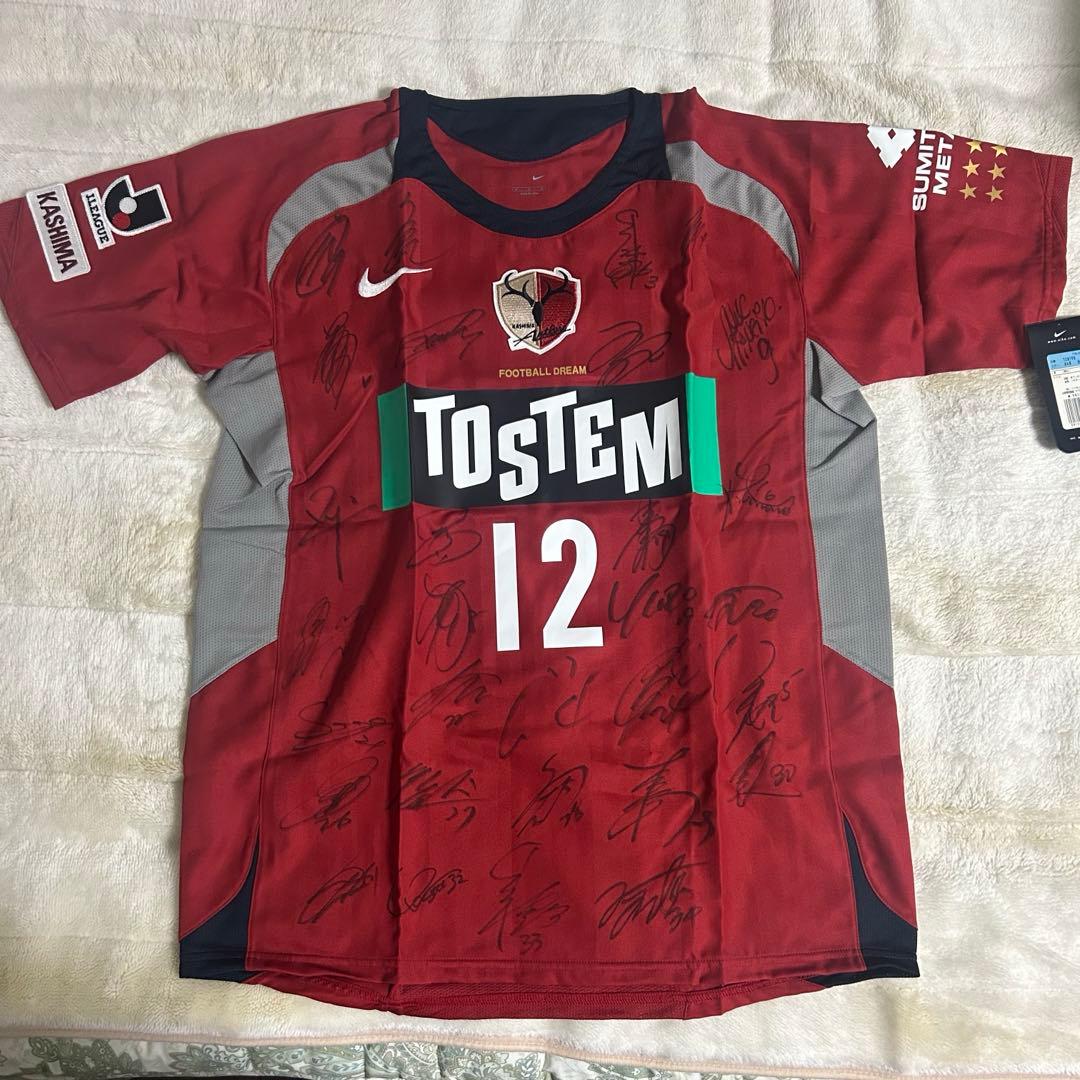 2006-07 鹿島アントラーズ 30名サインユニフォーム Mサイズ