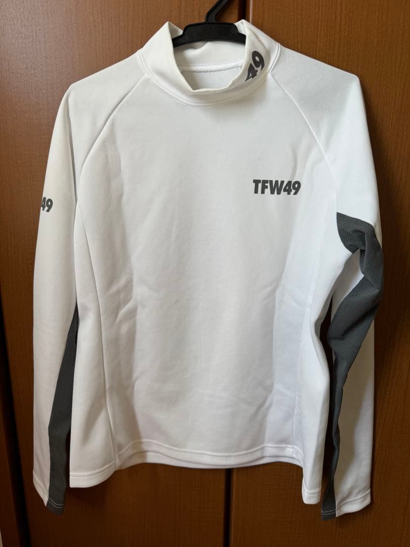 tfw49 長袖　モックネック　s ホワイト