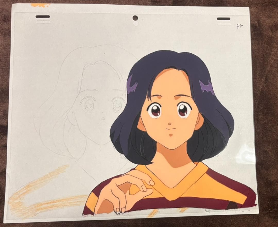 あだち充　テレビアニメセル画　H2　雨宮ひかり