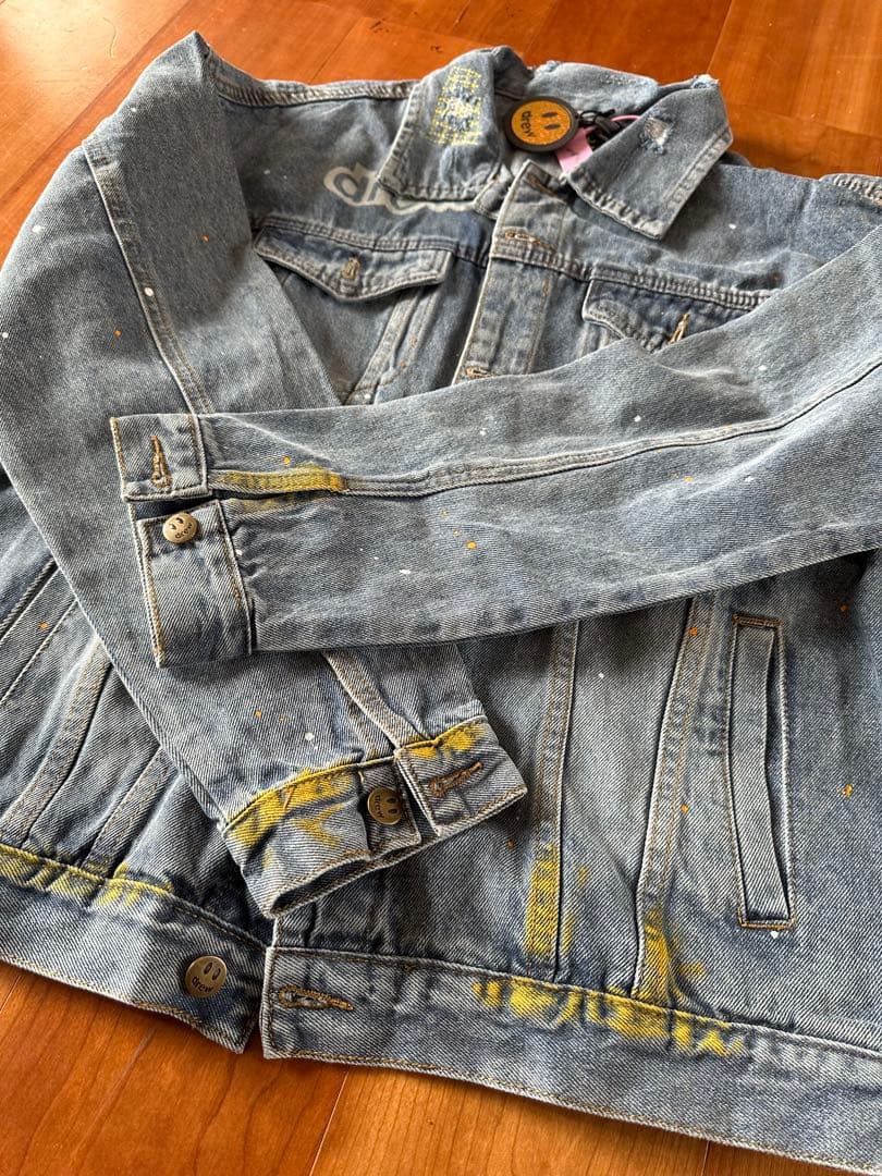 【新品未使用】drew houseダメージデニムジャケット