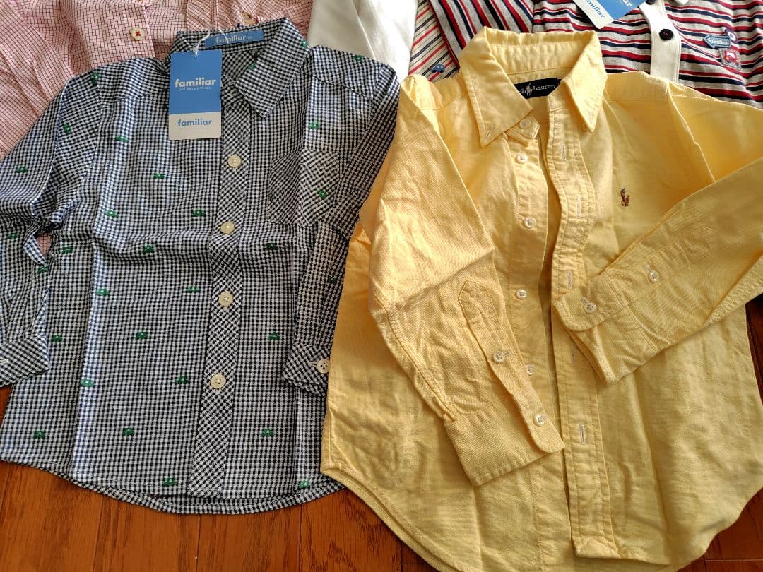 新品　まとめて　ファミリア　ラルフローレン 長袖　半袖　パーカー　パンツ　100