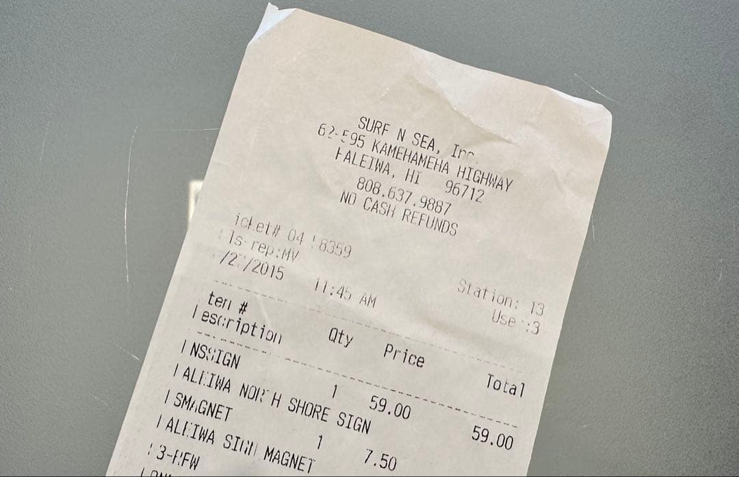 ハワイ⭐︎ハレイワ　サインボード　レプリカ