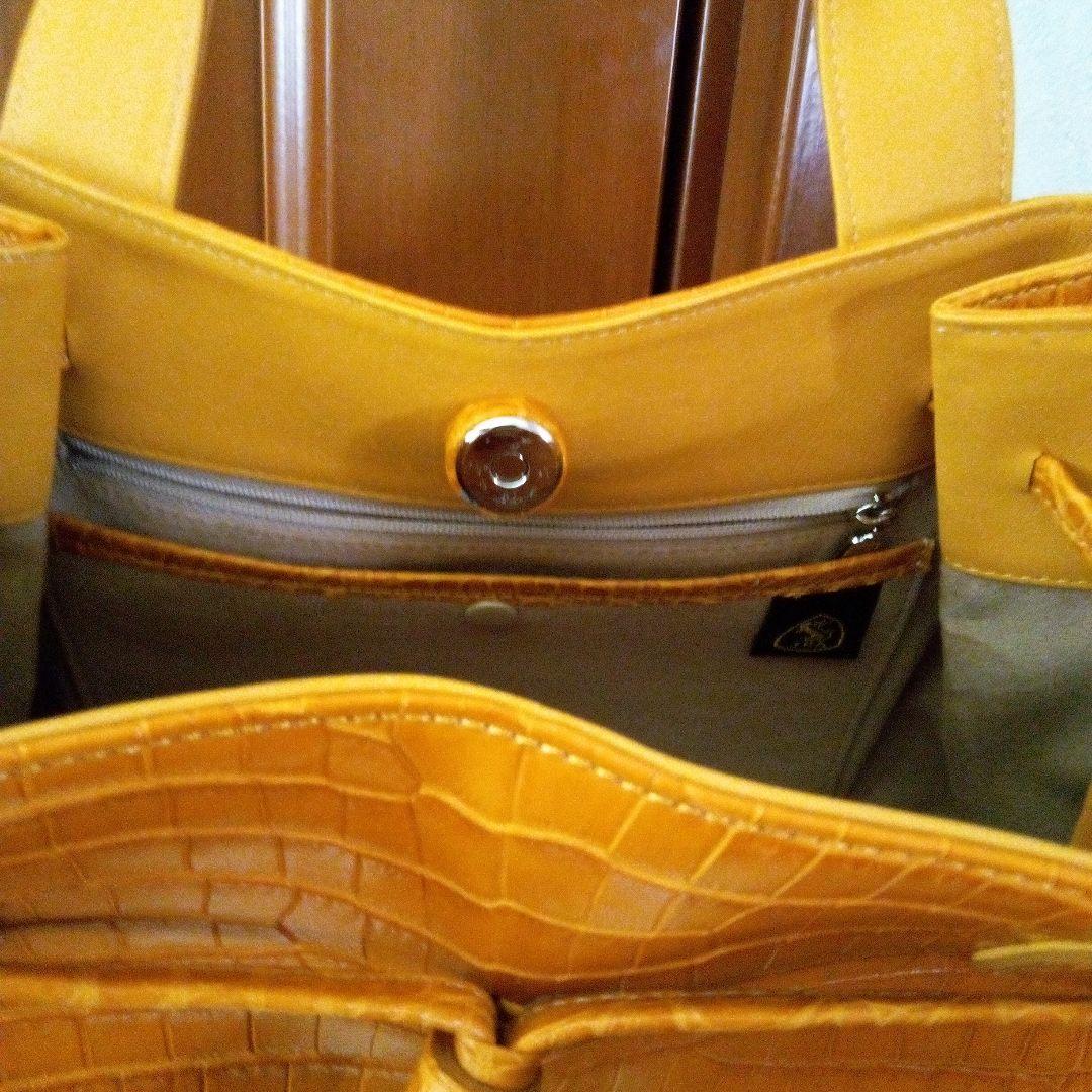 ポロサスクロコダイルトートバッグ