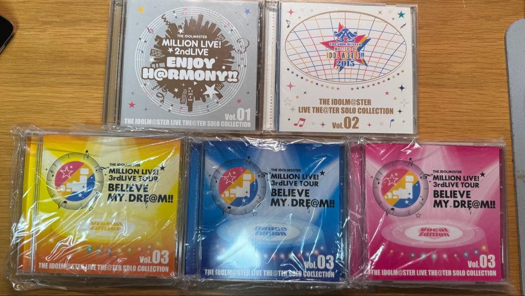 アイドルマスターミリオンライブ! ライブ限定CD vol.01〜vol.08