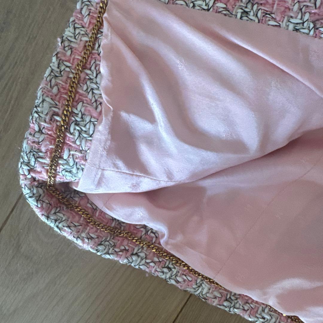 CHANEL ノーカラージャケット 38