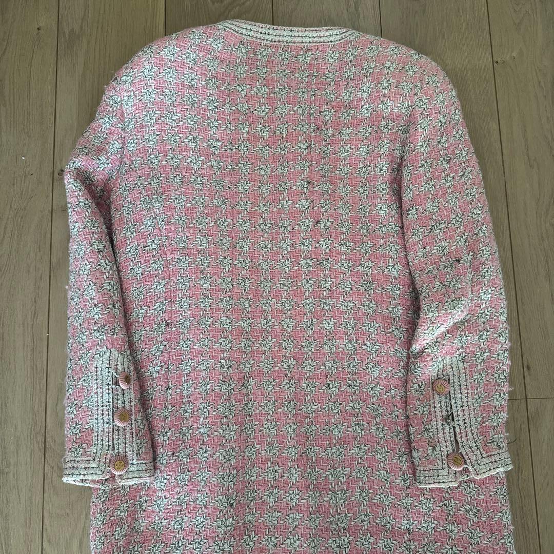 CHANEL ノーカラージャケット 38