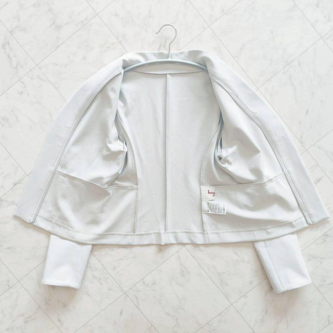 kay me 【スマートストレッチ】ボレロ丈ジャケット