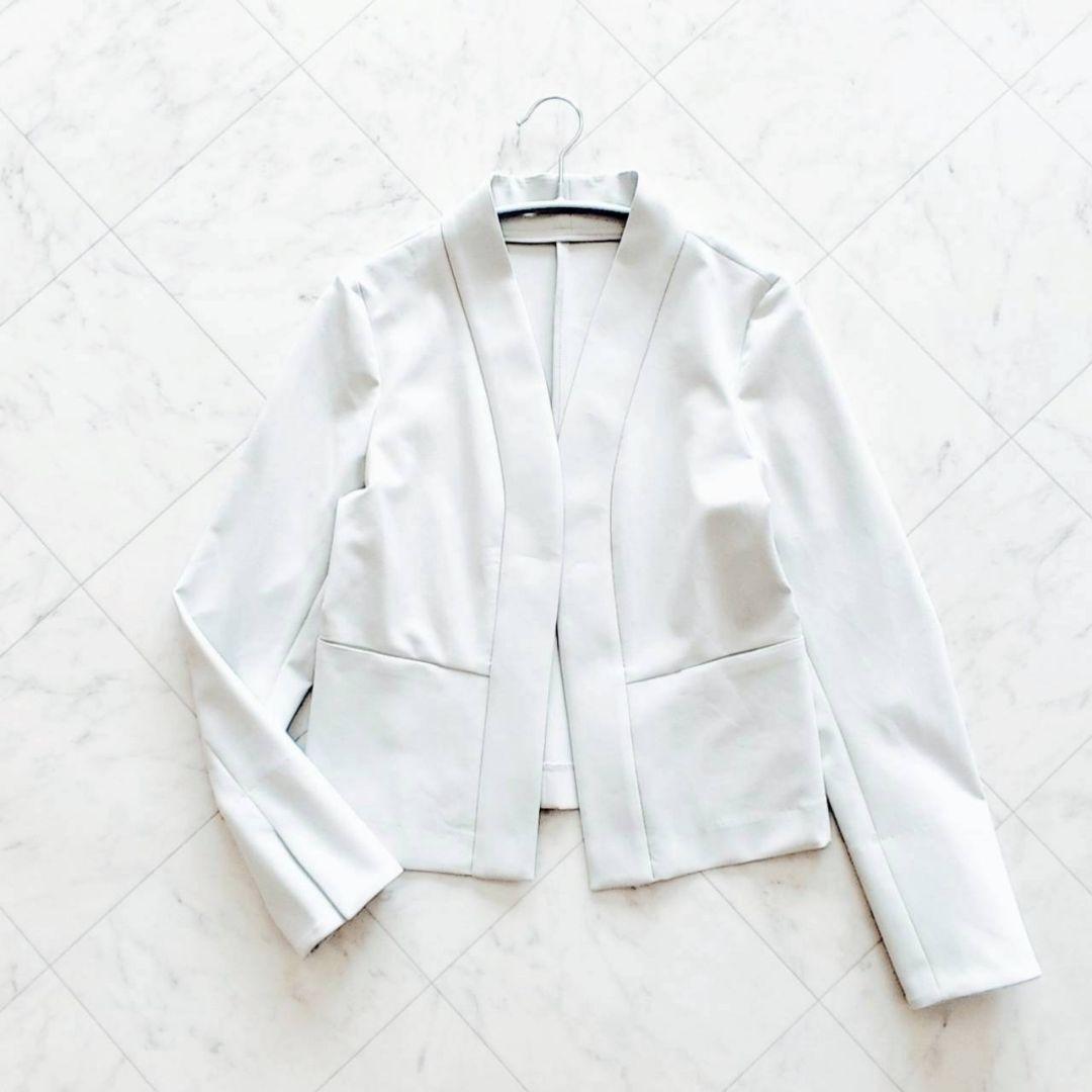kay me 【スマートストレッチ】ボレロ丈ジャケット