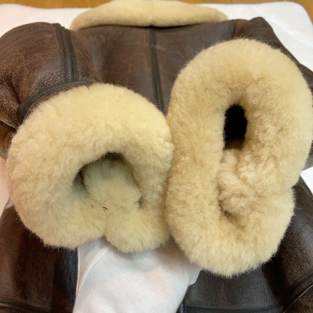 AVIREX B-3 リアルムートン シープスキン L 本革ジャケット