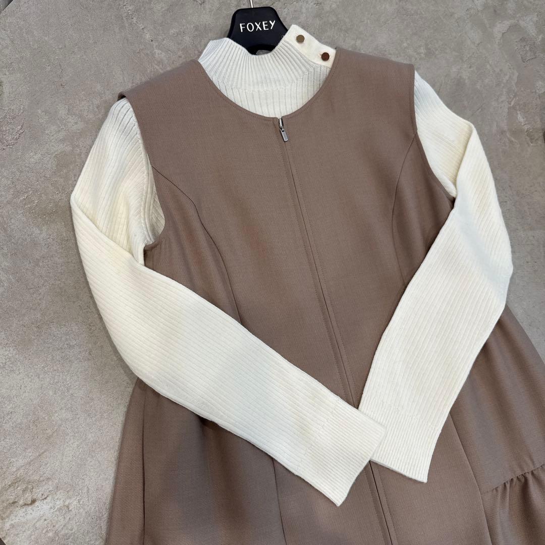 【新品】FOXEY DRESS\"GANACHE\" フォクシー ワンピース