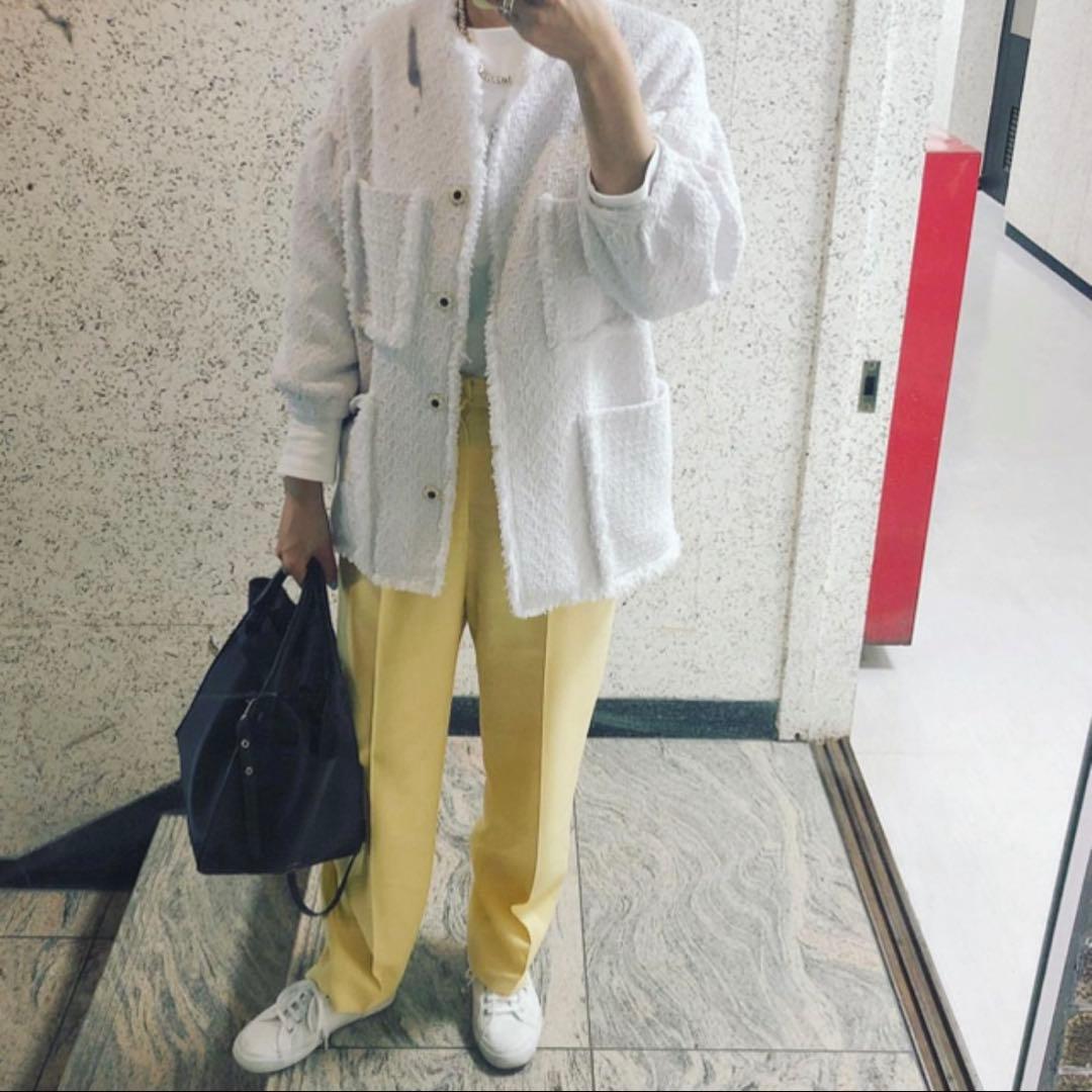 Greed international ラメツイードジャケット