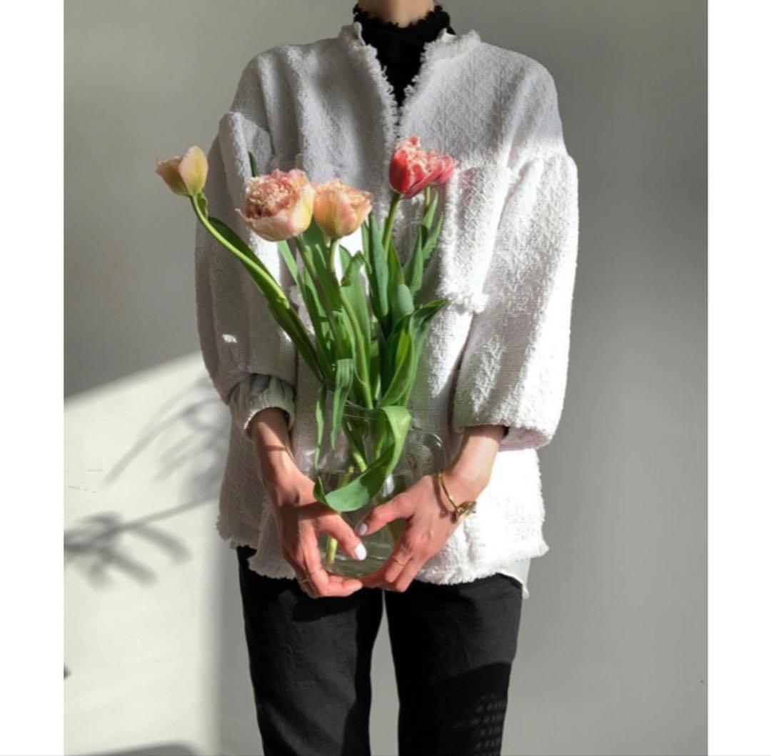 Greed international ラメツイードジャケット