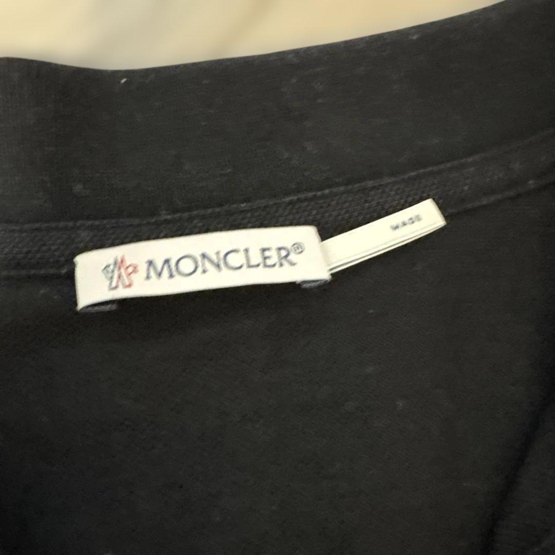 MONCLER 黒 ポロシャツ