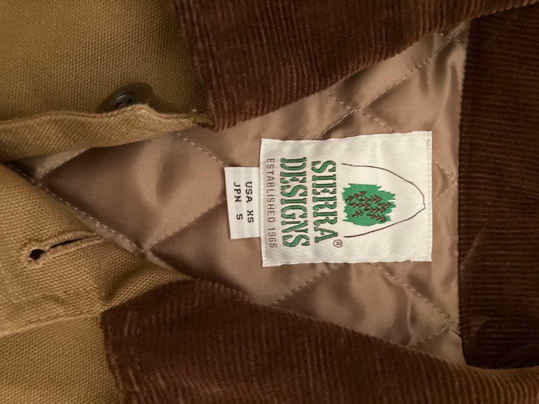 SIERRA DESIGNSコットンカバーオール　日本製 色タン　サイズS