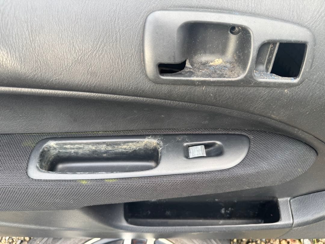 EKシビック SIRブラックドアパネル 電動ウィンドウスイッチ付き 左右セット