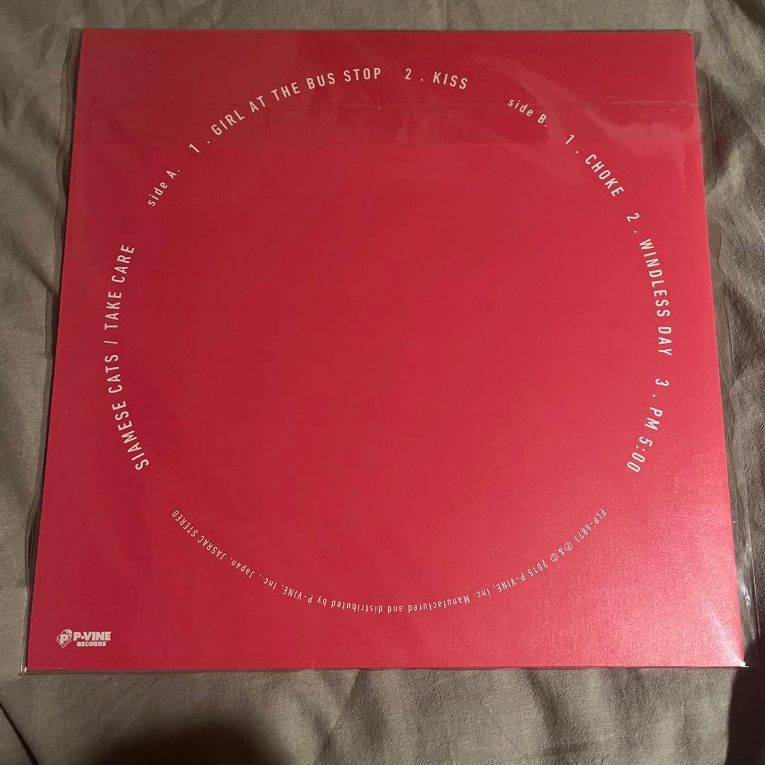 シャムキャッツ TAKE CARE レコード　LP ピクチャーヴァイナル