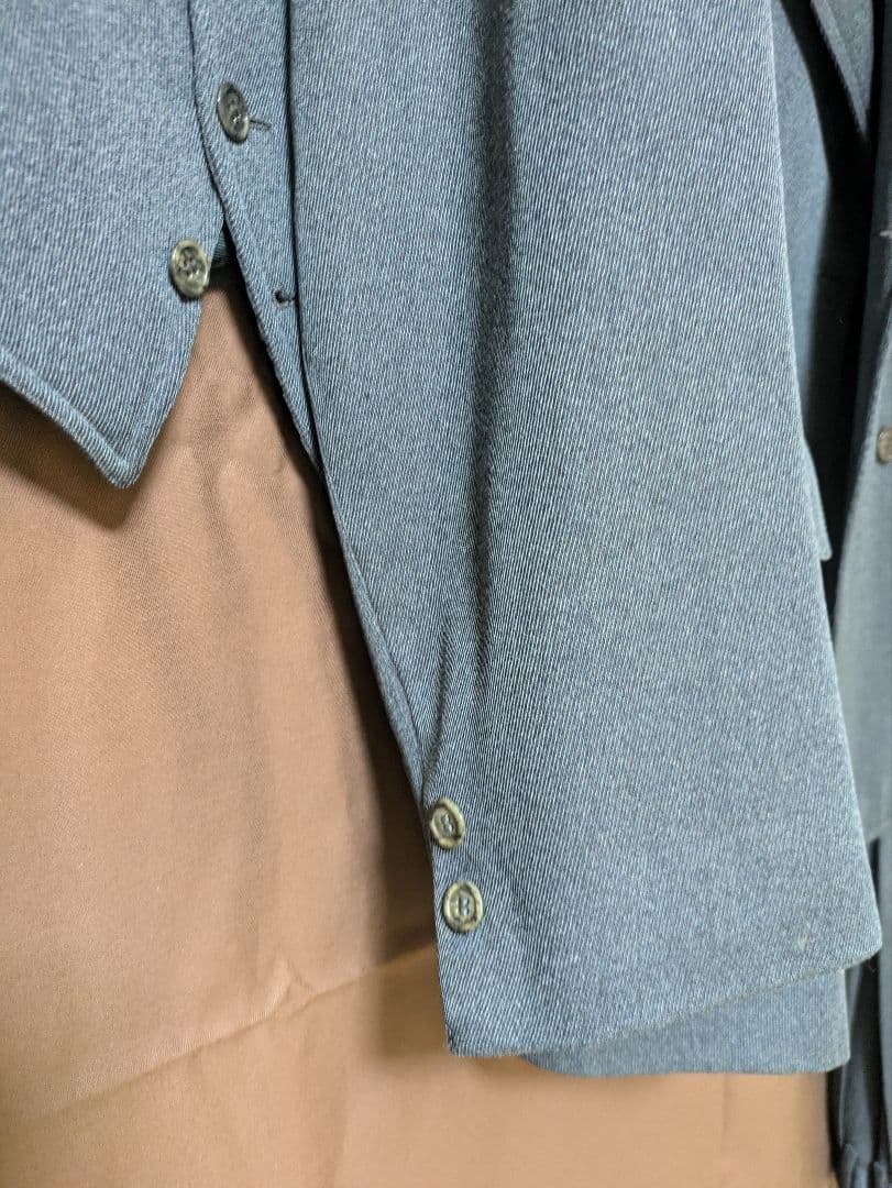 G*f様 1930年代 3ピーススーツ ダブルブレストジャケットティールグリーン