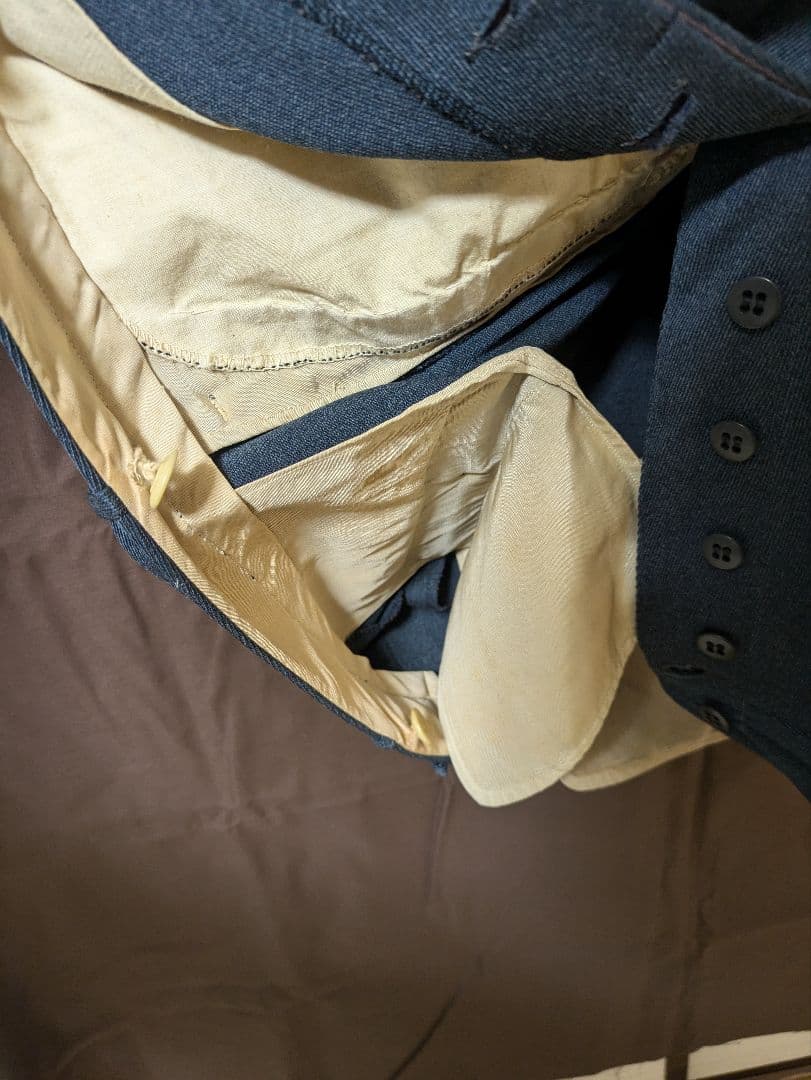 G*f様 1930年代 3ピーススーツ ダブルブレストジャケットティールグリーン