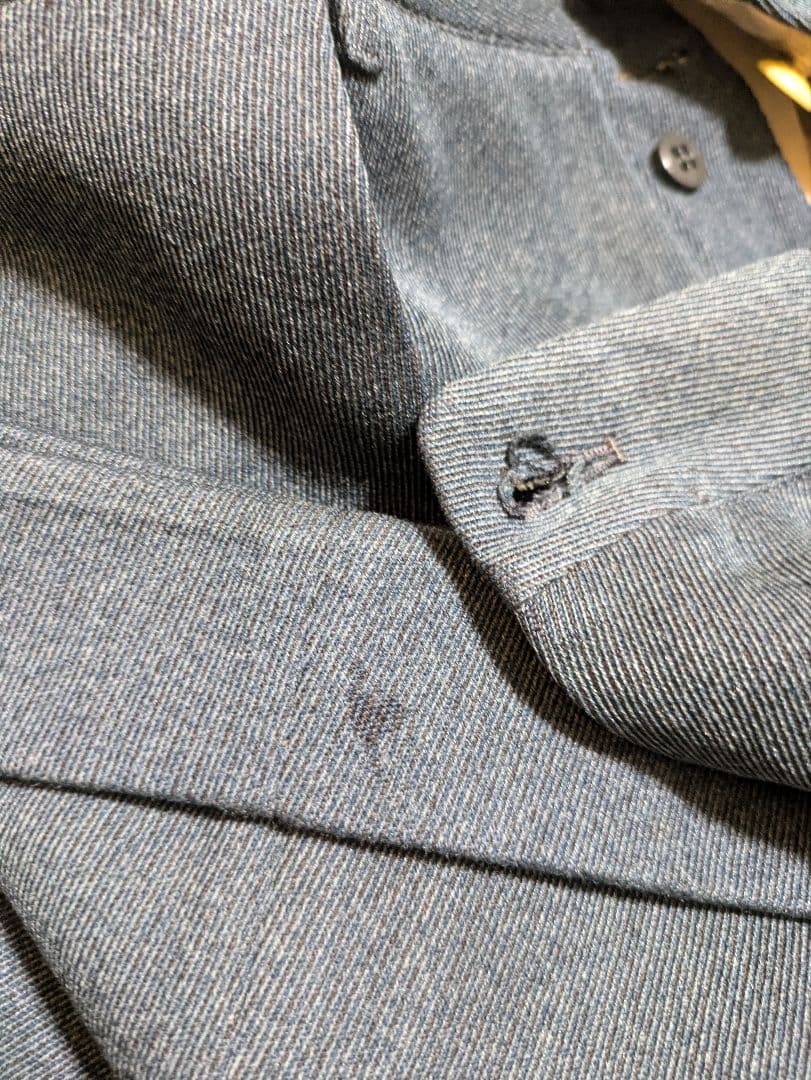 G*f様 1930年代 3ピーススーツ ダブルブレストジャケットティールグリーン