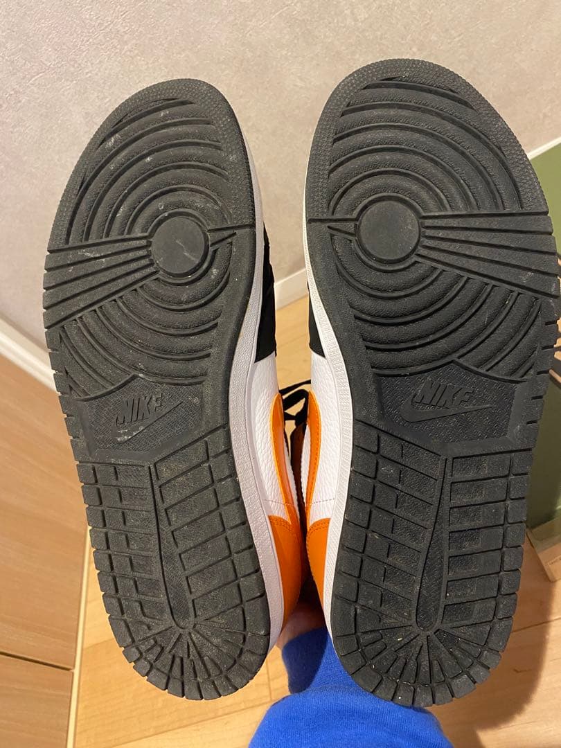 エア ジョーダン 1 ハイブリッド ホワイト/ブラック/オレンジ