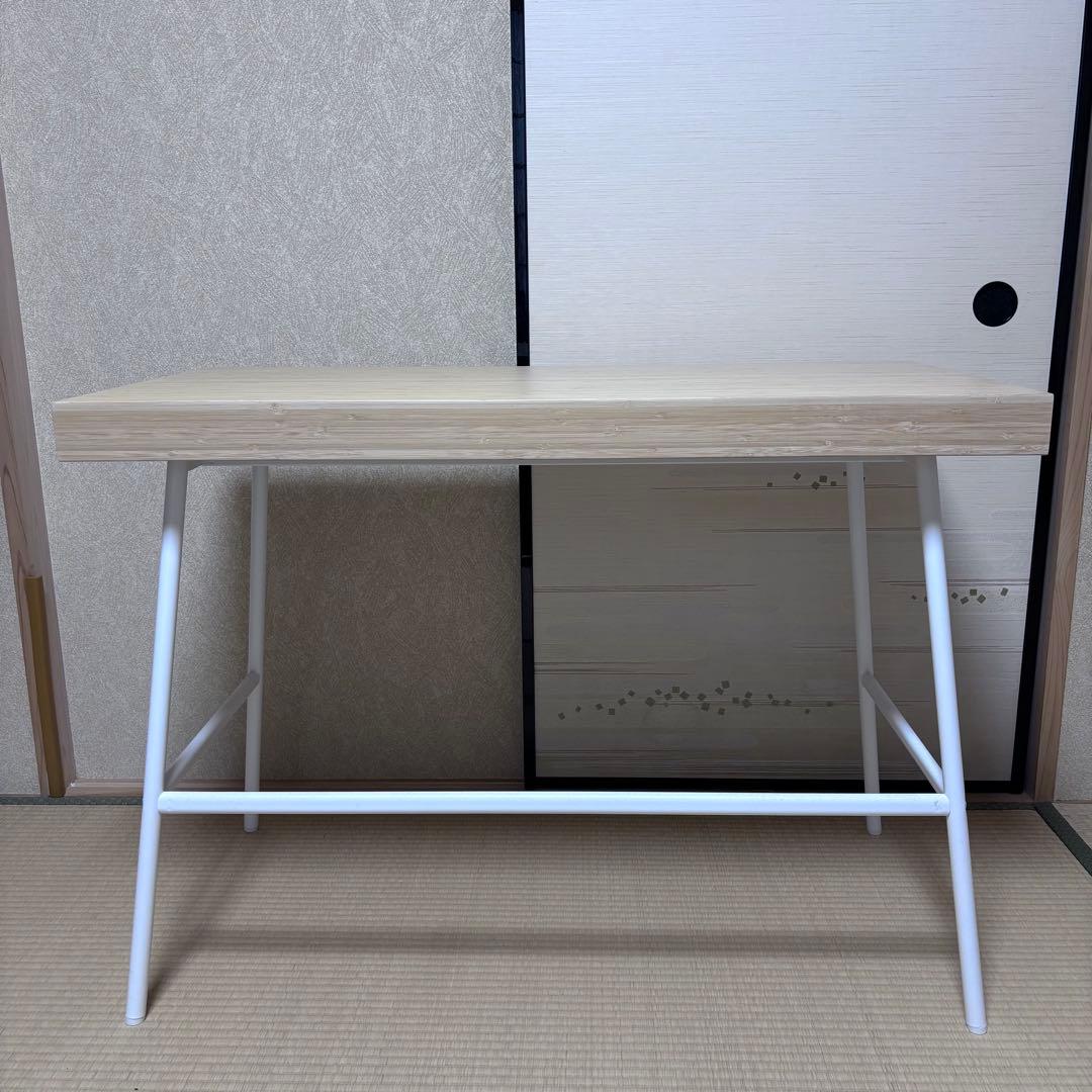 IKEA イケア　リルオーセン　デスク　机　竹製　木製