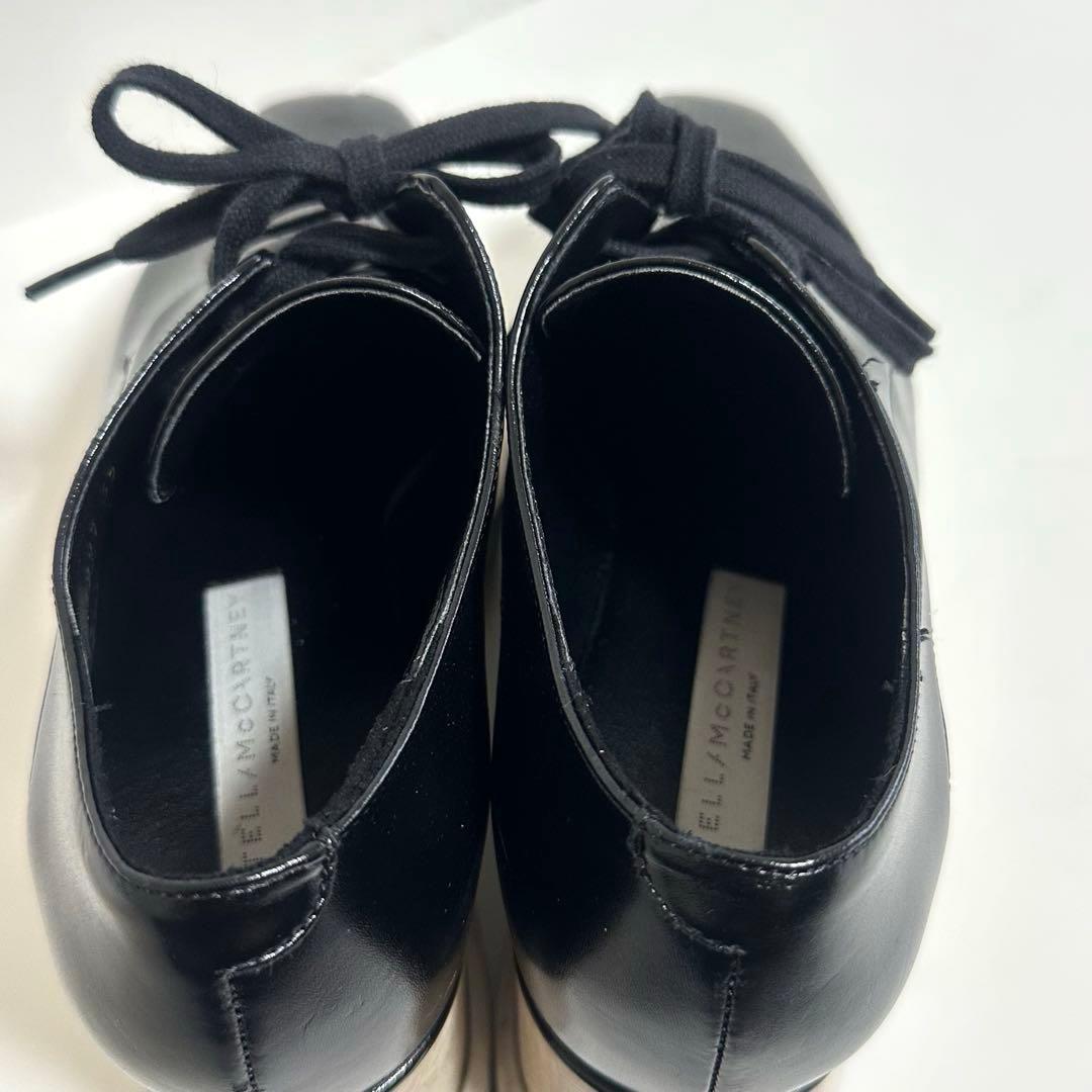 良品✨ステラマッカートニー エリス 厚底シューズ 黒 ブラック 35