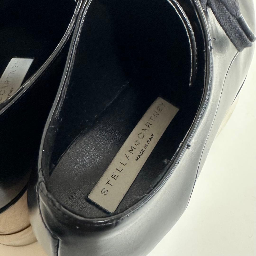 良品✨ステラマッカートニー エリス 厚底シューズ 黒 ブラック 35