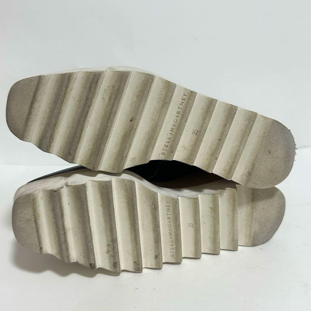 良品✨ステラマッカートニー エリス 厚底シューズ 黒 ブラック 35