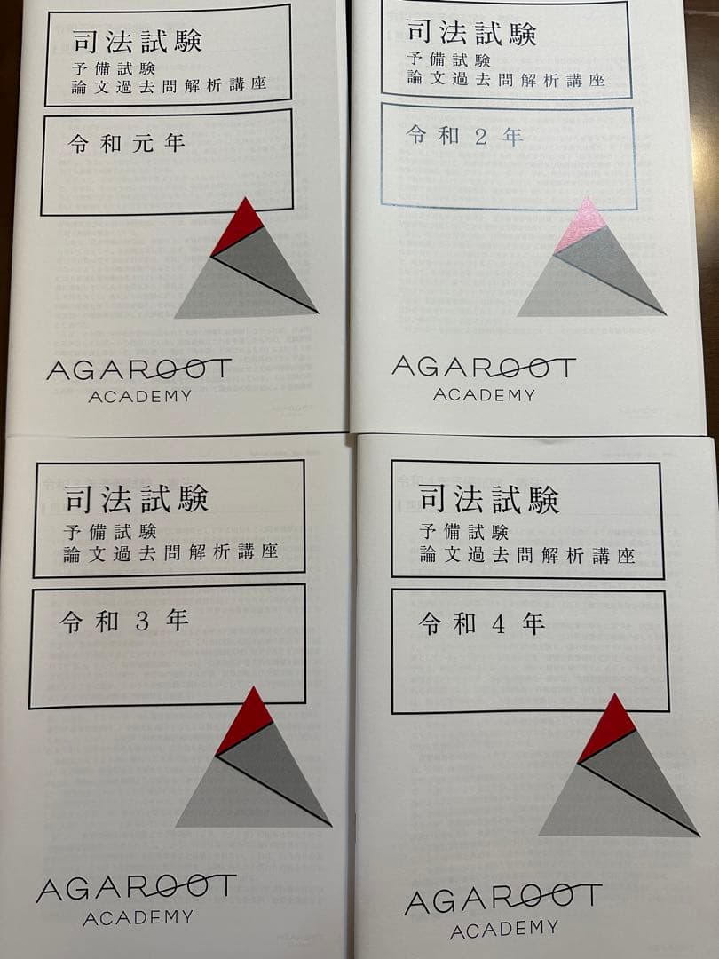 アガルート　予備試験　論文過去問解析講座　全年分