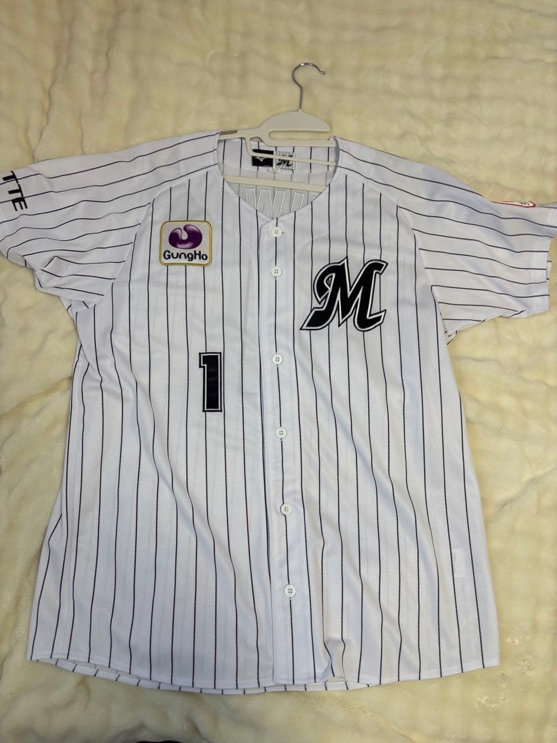 千葉ロッテマリーンズ 藤原選手 ユニフォーム