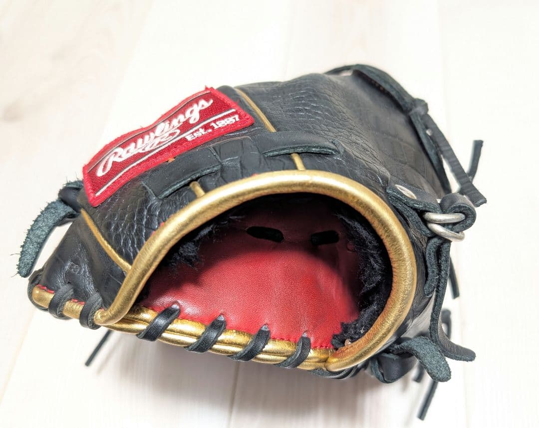 ローリングス　一般軟式用グローブ　クロコ柄