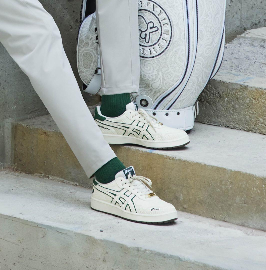 美品 ★ マークアンドロナ アシックス コラボシューズ 正規品 スパイクレス