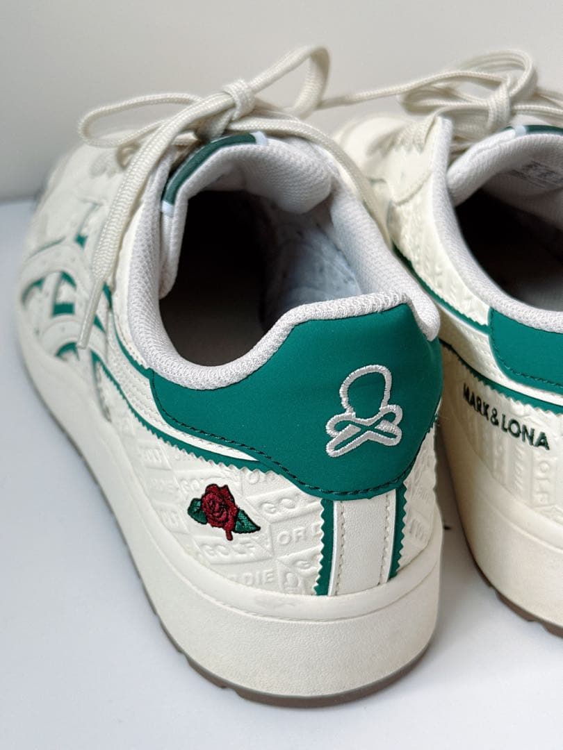 美品 ★ マークアンドロナ アシックス コラボシューズ 正規品 スパイクレス