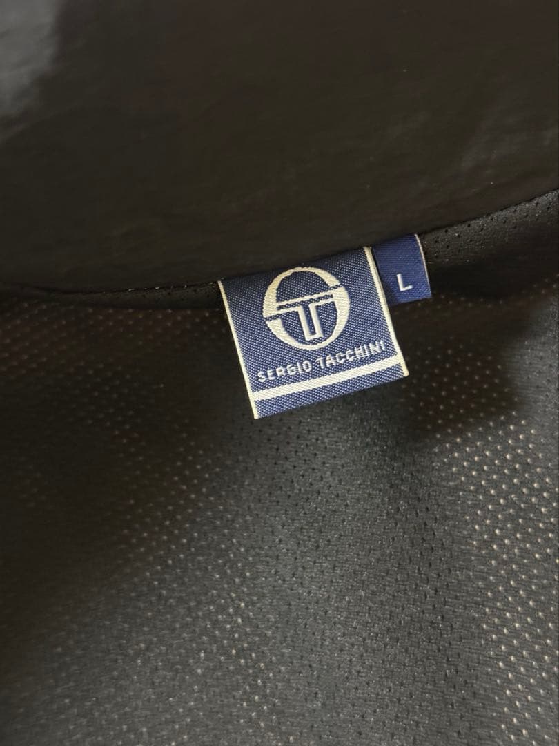 Sergio Tacchini ジャージ セットアップ ベージュ/黒 L M