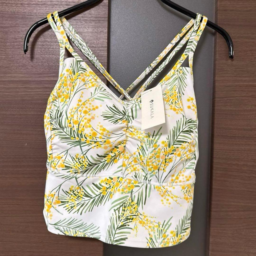 タイムセール　LAVA ミモザ柄 ヨガウェア Mサイズ