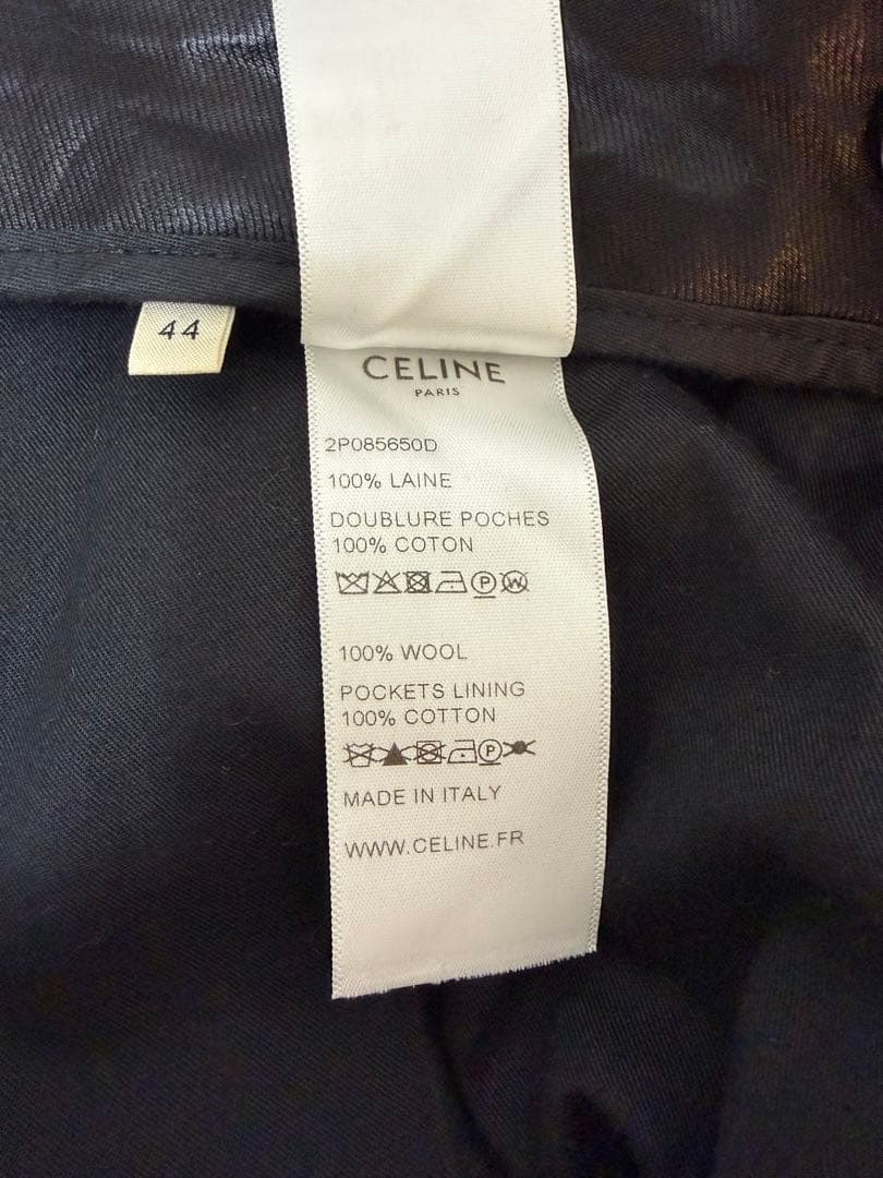 ⭐️ごまだんご　CELINE スラックス　ブラック