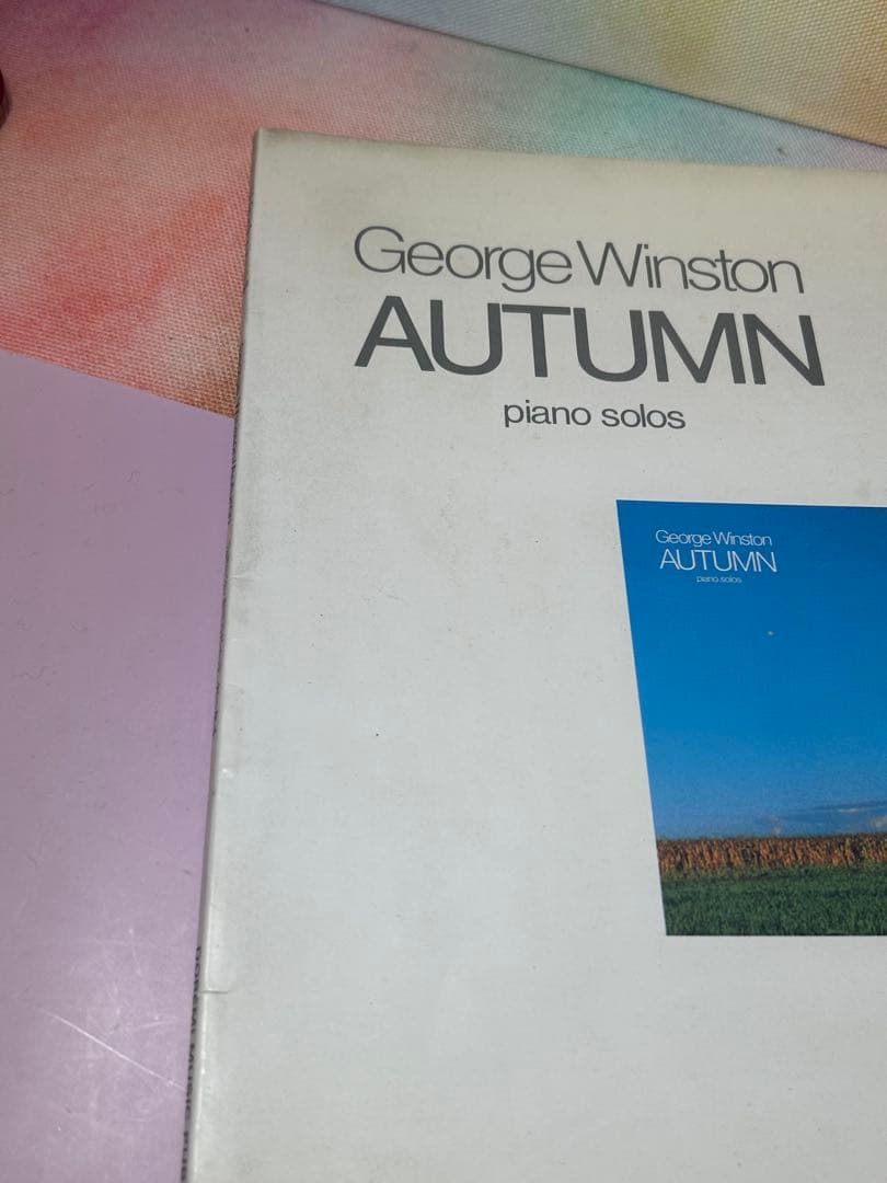 ジョージ・ウィンストン　AUTUMN 楽譜　ドレミ出版　あこがれ/愛