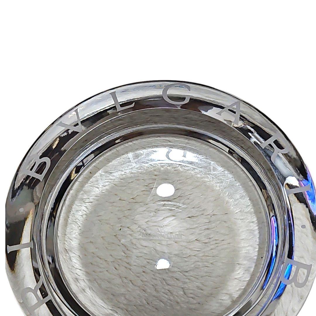 【美品】BVLGARI×ロゼンタール クリスタル 灰皿 置物 ギフト プレゼント