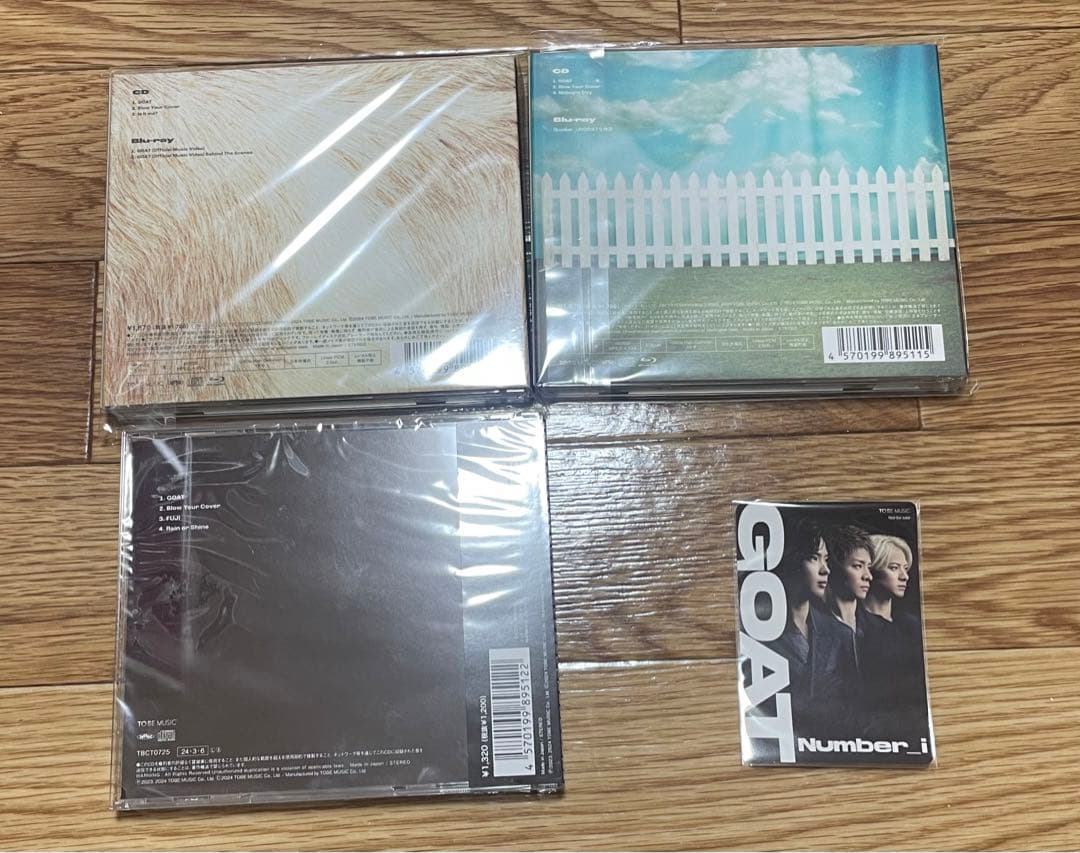 Number_i GOAT ナンバリング ナンバーワン アルバム 初回限定盤