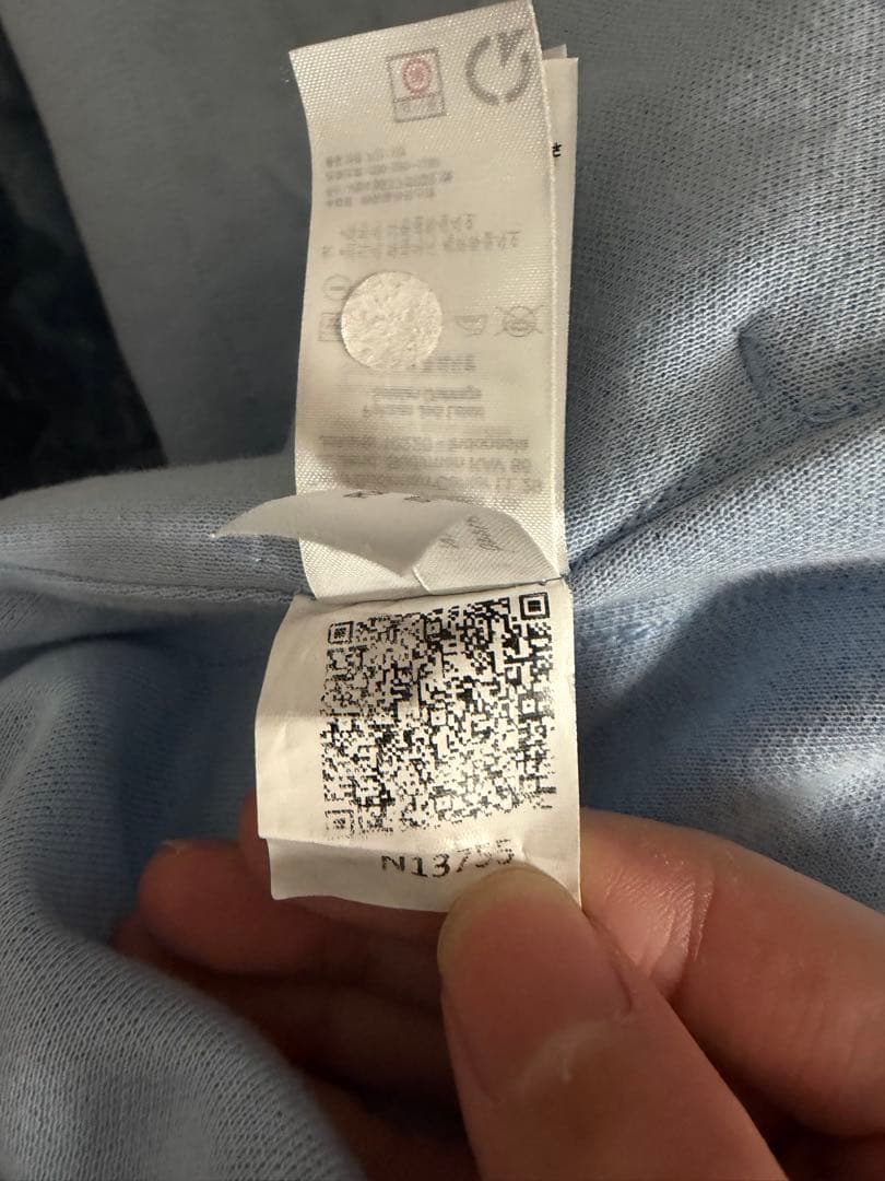 ラコステ　トラップジャケット　セットアップ　水色