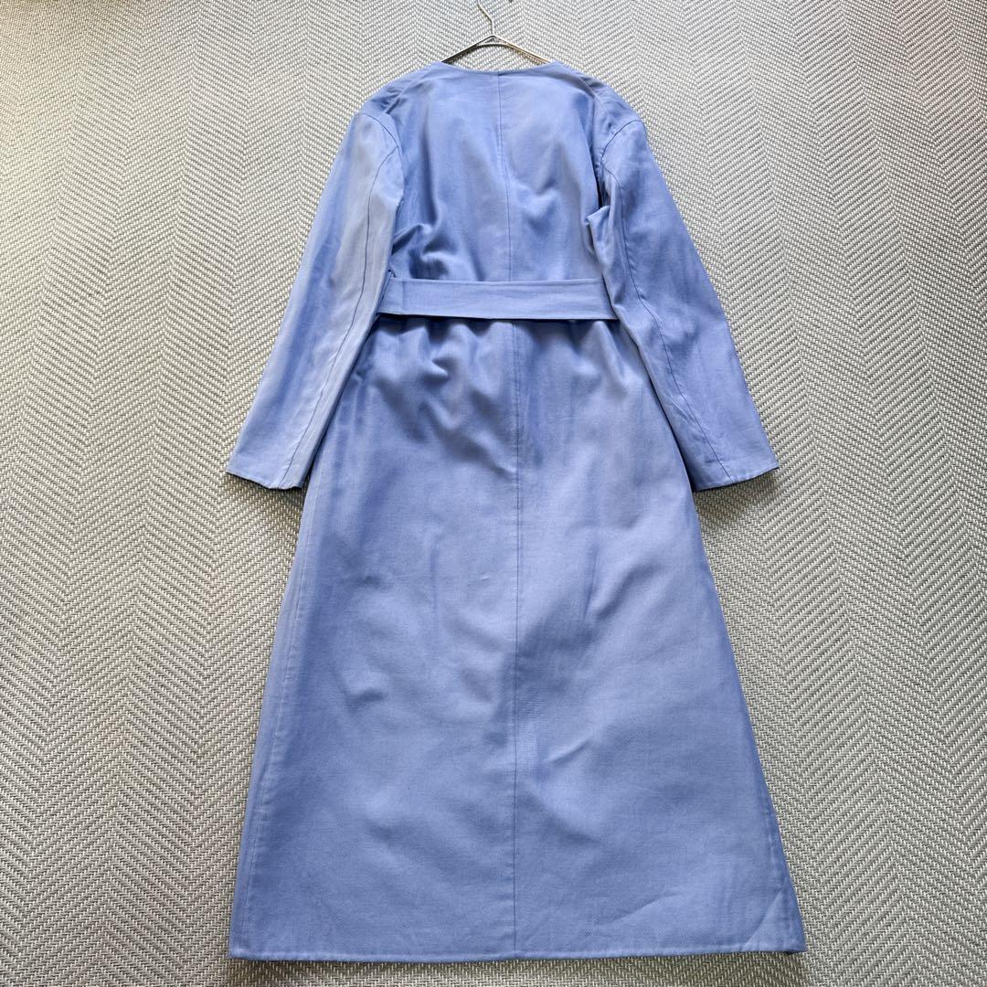 美品 Drawer ドゥロワー コットンブレンド スプリングガウンコート 36