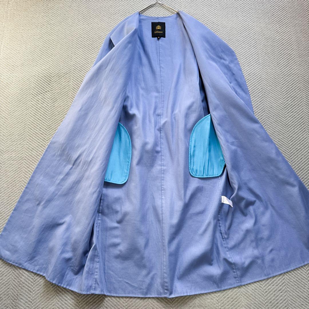 美品 Drawer ドゥロワー コットンブレンド スプリングガウンコート 36