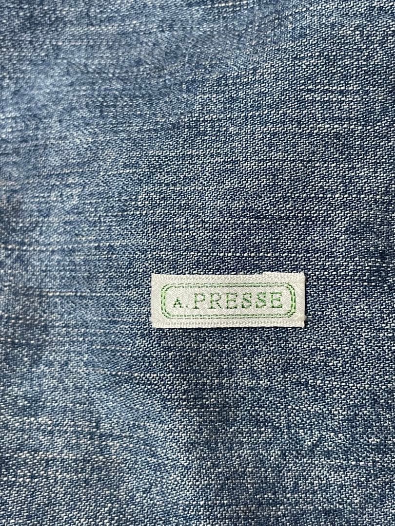 A.PRESSE US NAVY Denim Jacket カバーオール　2