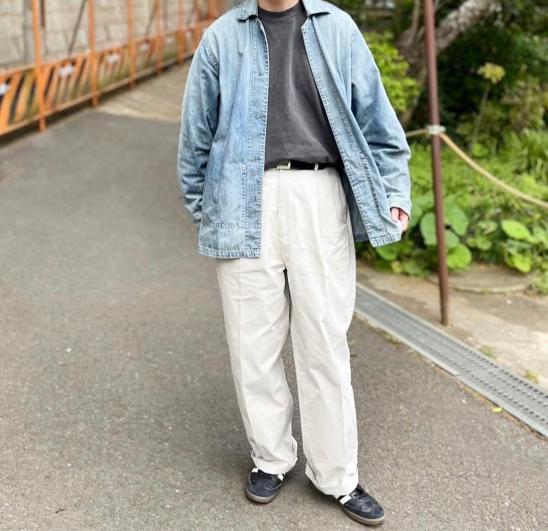 A.PRESSE US NAVY Denim Jacket カバーオール　2