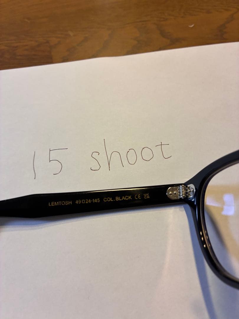 MOSCOT LEMTOSH 49 黒 CLIPTOSH付 美品