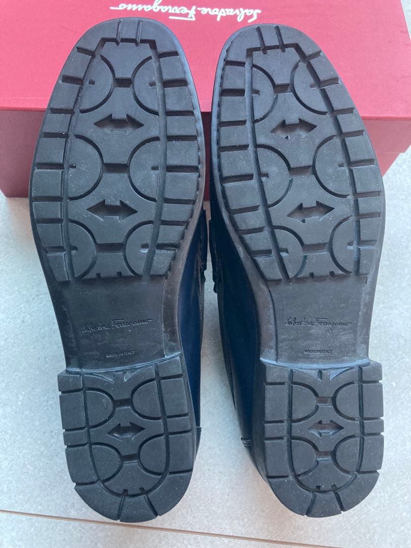 フェラガモ靴、メンズ、ガンチーニ、ローファーサイズ10