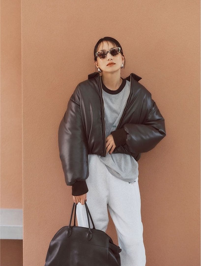 FORME東原亜希　ブラウン　ボンバージャケット