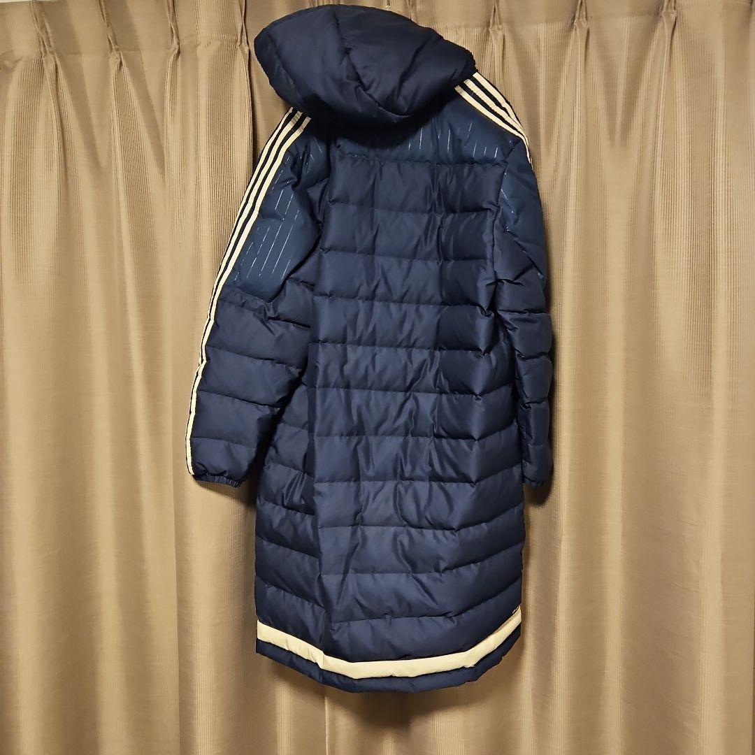 adidas フード付きダウンコート 2XO ネイビー