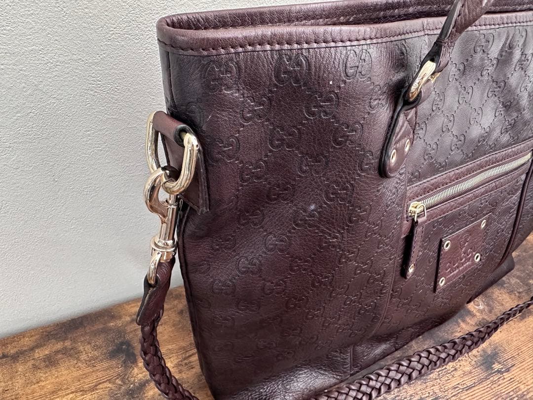 【美品】GUCCI GG柄　2wayバッグ